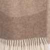 Merinovilla huopa Beige - kuviolla - Image 2