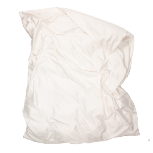 Premium Puuvillasatiini-laukku Ivory