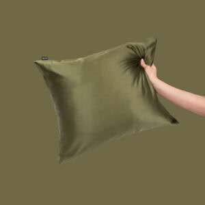 Alternative view of Silkkinen Tyynynpäällinen Vihreä