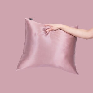 Alternative view of Silkkinen Tyynynpäällinen Vaaleanpunainen