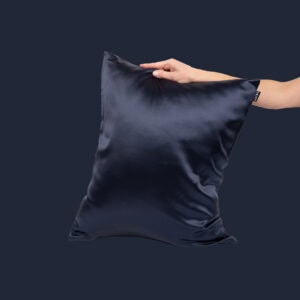 Alternative view of Silkkinen Tyynynpäällinen Tummansininen