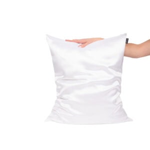 Alternative view of Silkkinen Tyynynpäällinen Valkoinen