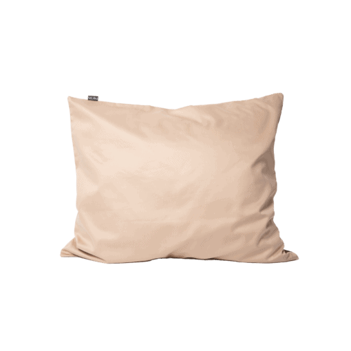 Premium Puuvillasatiinia Tyynyliina Beige